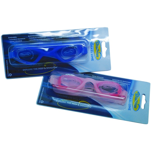 Chloorbril Adult Silicone bl/ros Shallow - Afbeelding 1