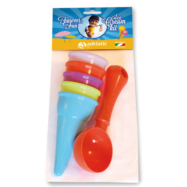 Ice cream zandvormpjes+schep 657 - Afbeelding 1