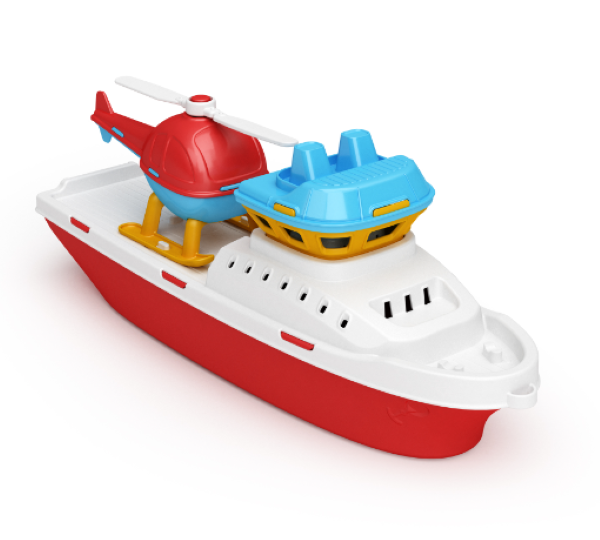 105055 Tugboat en helicopter 1380 - Afbeelding 1