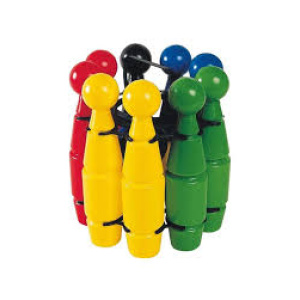 Kegelspel Kunststof 9 delig 7226-0000