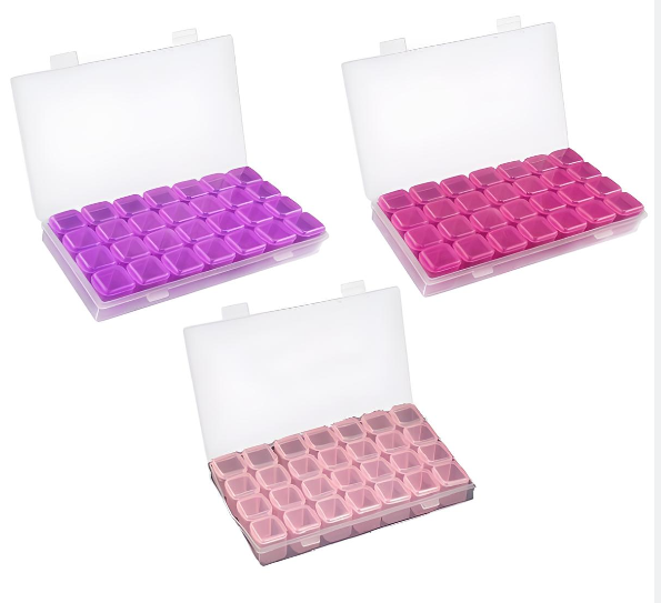 117500 Diamond painting sorteerbox met 28 vaks - Afbeelding 1