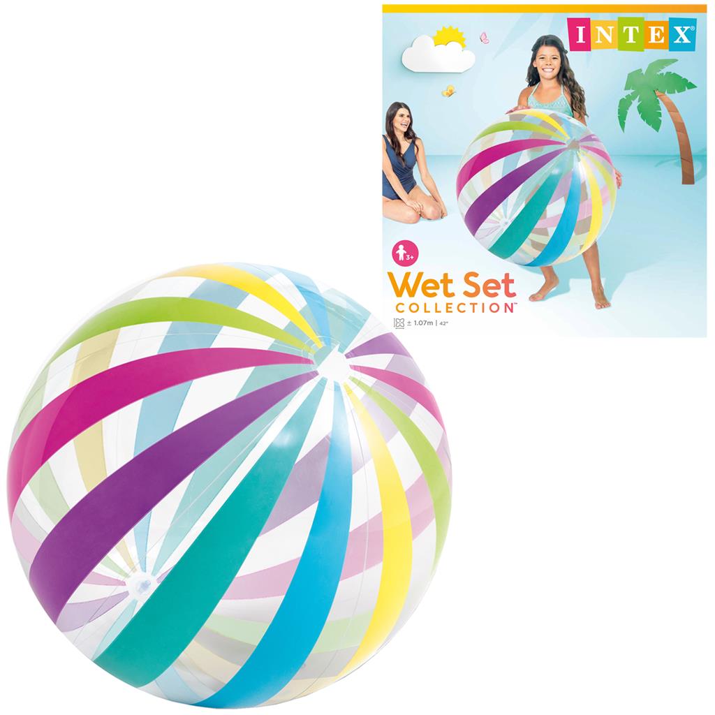 331265 Intex Jumbo beach bal 107 cm. 59065NP - Afbeelding 1