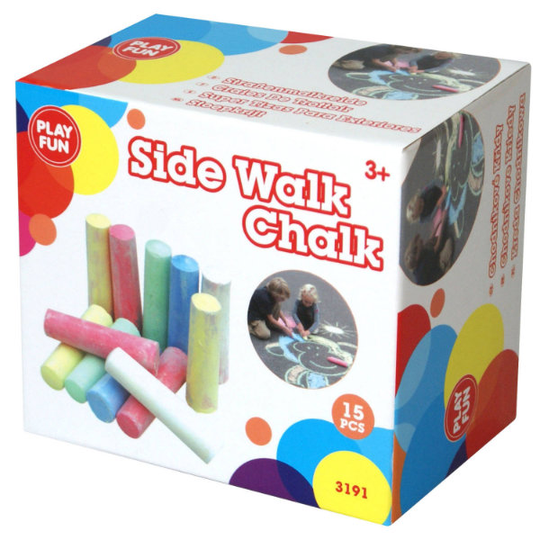 338202 15 staaf stoepkrijt geschenkdoosje 3191 - Afbeelding 1