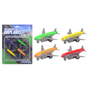 4 vliegtuigen diecast en pullback 26128