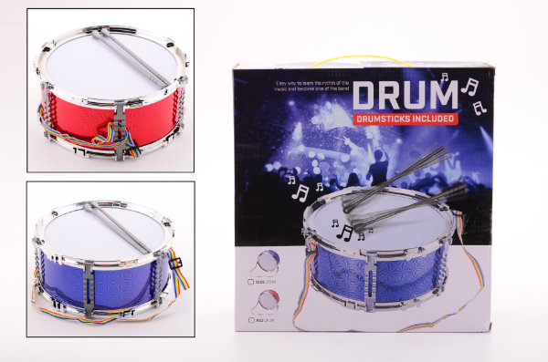 341716 Trommel 30x13cm 2 per stuk. kleuren 29545 - Afbeelding 1