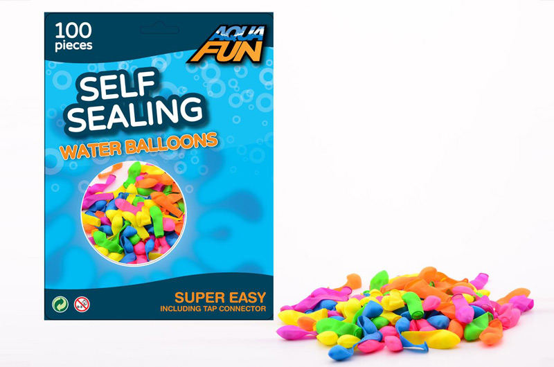 341914 Aqua fun 100 zelfsluitende waterbom29562 - Afbeelding 1