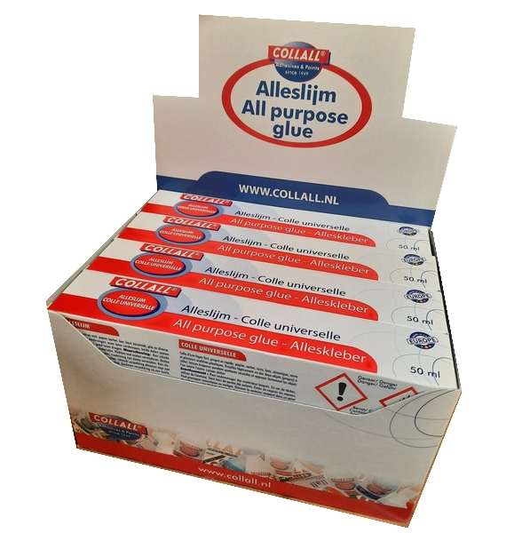 370098 12 Tubes Alleslijm Collall 50ml - Afbeelding 1