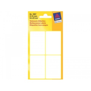 Zweckform 3087: Kantooretiketten 24 St.