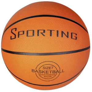 Basketbal maat 7 ca.600 gr. onopgeblazen
