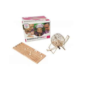 Lotto/bingomolen metaal + hout 360567-W