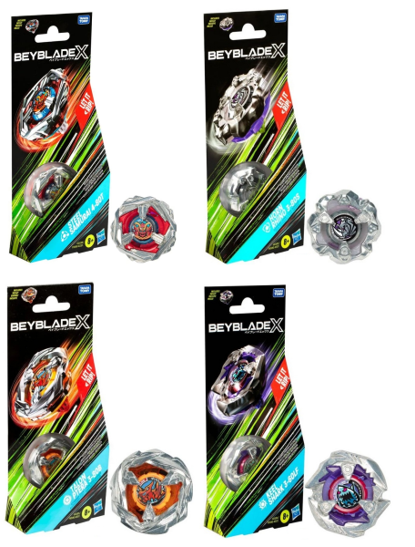 436080 Beyblade QS single pack 4  per stuk. - Afbeelding 1