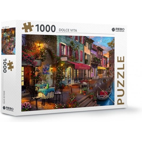 Rebo puzzel 1.000 st. Dolce Vita - Afbeelding 1