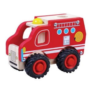 Brandweerauto hout 37192