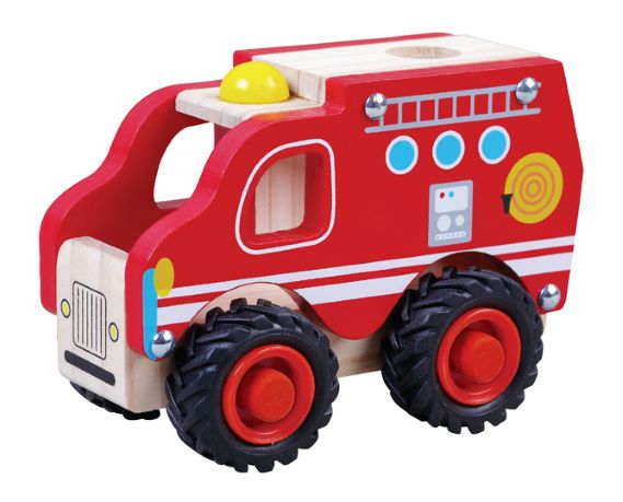 588629 Brandweerauto hout 37192 - Afbeelding 1