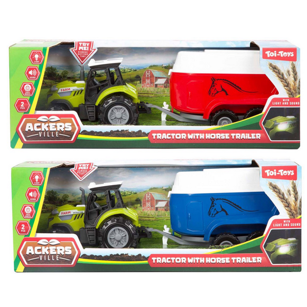Tractor met paardentrailer 28117Z - Afbeelding 1