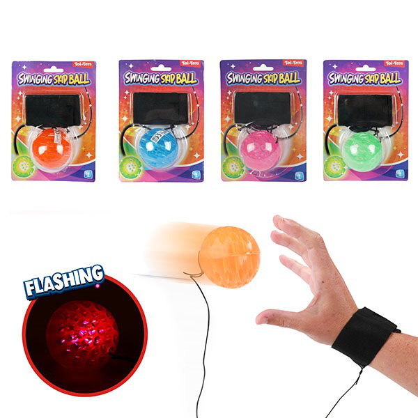 Bal met licht en elastiek armband 35484Z - Afbeelding 1