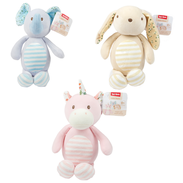Baby pluchen knuffeldier soft 3as.72726Z - Afbeelding 1