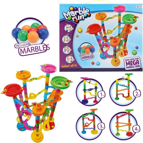 Toi-Toys Knikkerbaan Set 20-delig - Afbeelding 1