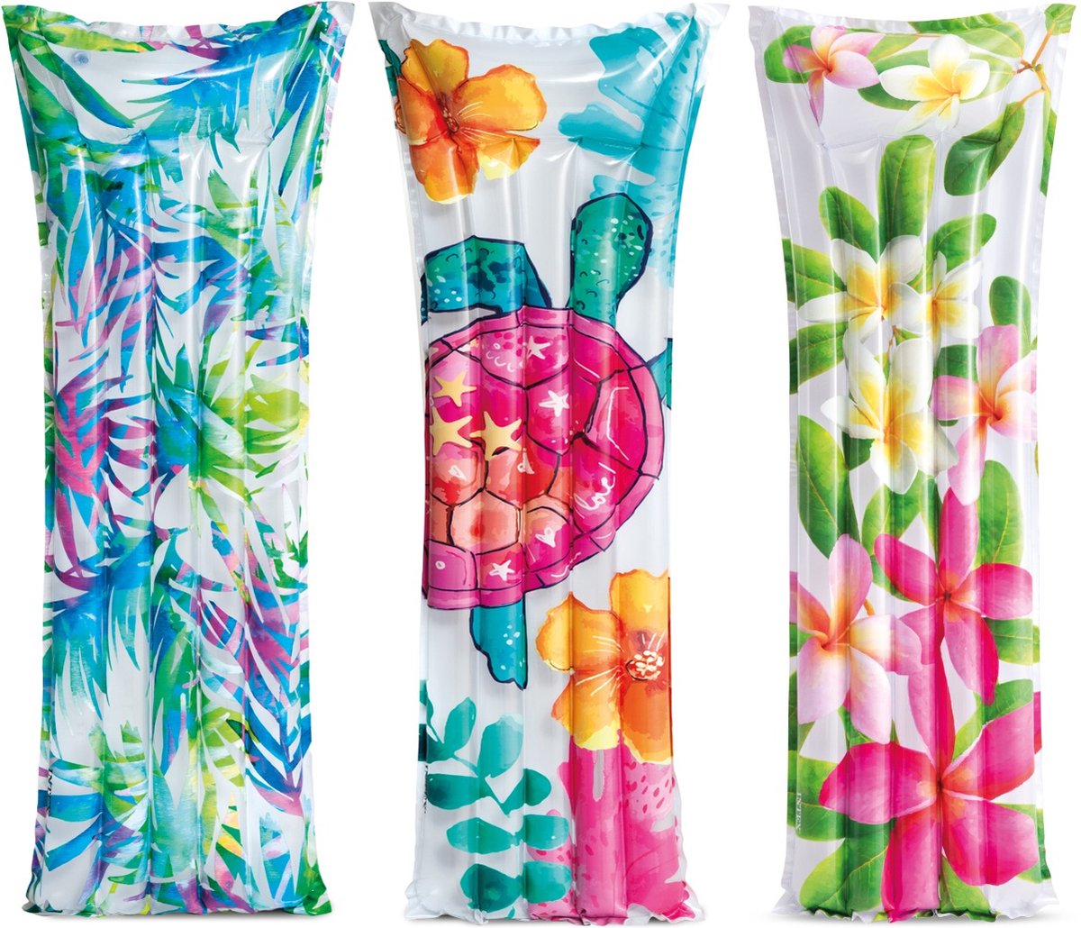 S457208 Intex Luchtbed met print 183*69cm - Afbeelding 1