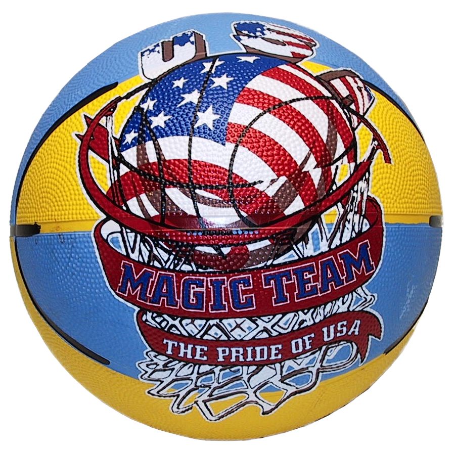 102002 Basketbal Magic Team USA Print maat 7 - Afbeelding 1
