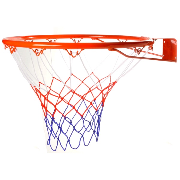 Basketbal-RING 20 mm. holle buis met net - Afbeelding 1