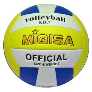 Volleybal-Beach MIQISA geel/wit/blauw