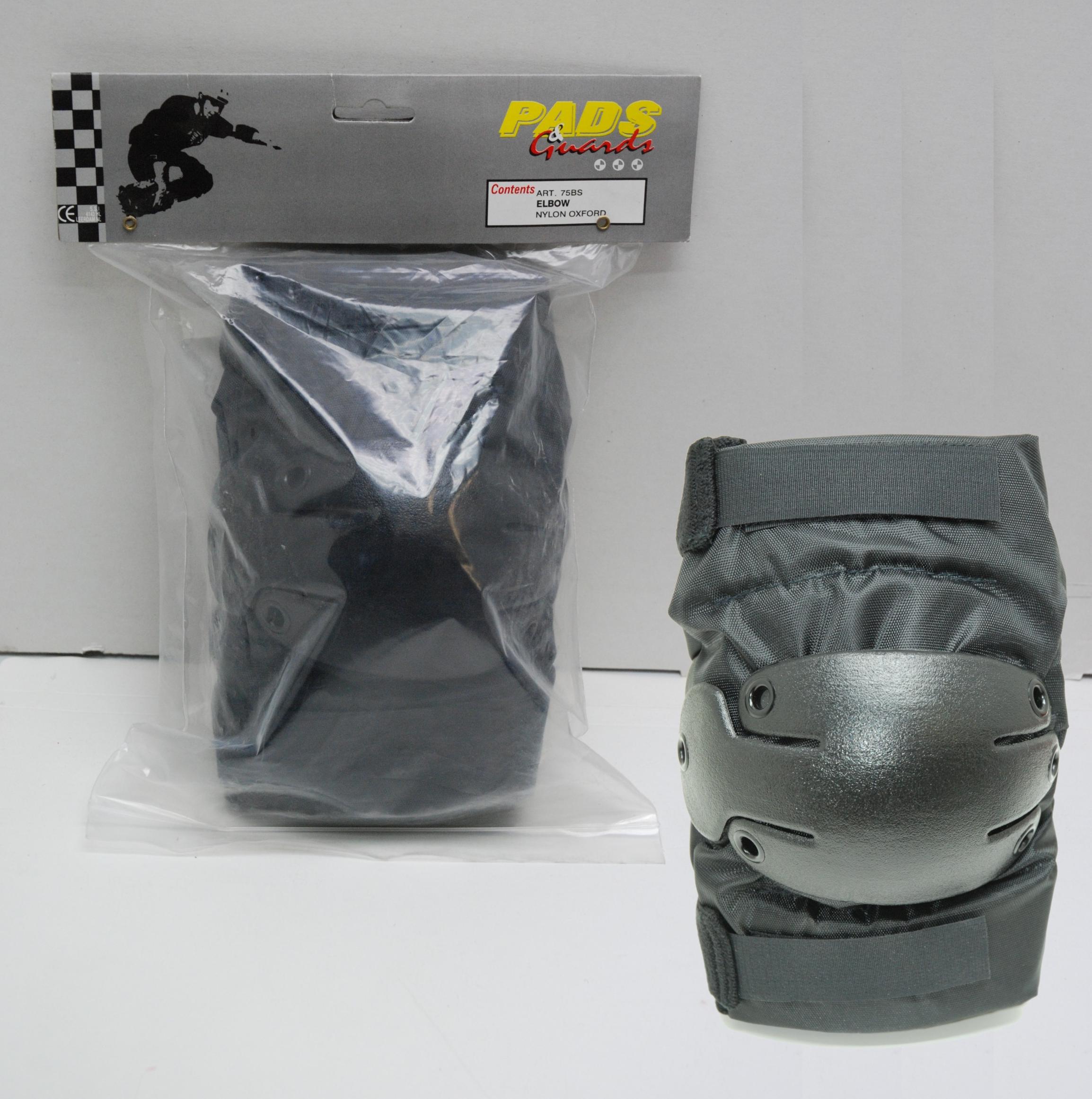 490079 Elleboogbescherm.Volw per stuk.M/L zw.nyl.75BS - Afbeelding 1