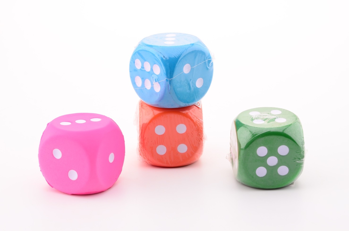 733127 Dobbelstenen 120mm.EVA schuimrubber 4 per stuk - Afbeelding 1