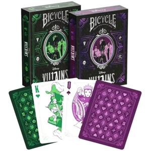 Pokerkaarten Bicycle- Villains Groen/Paa
