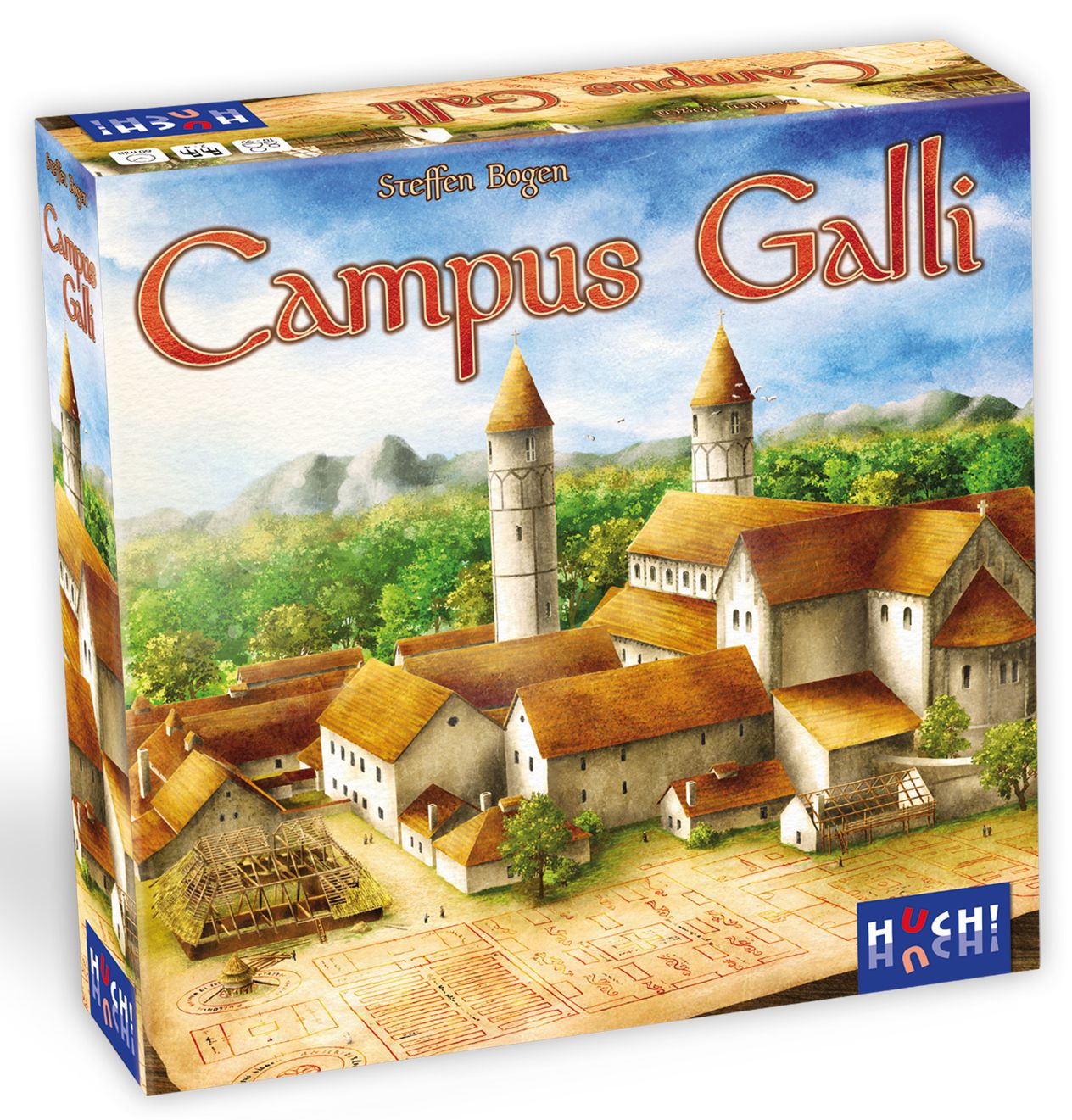 792536 Campus Galli bordspel EN Huch! - Afbeelding 1