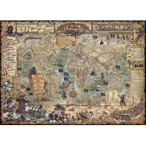 Puzzel Pirate World 2000 Heye 29847